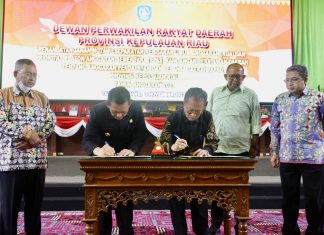 Nota Kesepakatan KUA-PPAS Ditandangani Gubernur Ansar dan Pimpinan DPRD Provinsi Kepri