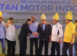 Gubernur Ansar Hadiri Pelantikan Pengurus IMI Kepri Oleh Ketua Umum IMI Pusat