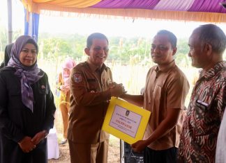 Gubernur Ansar Serahkan Mesin Pertanian dan Panen Sorgum di Toapaya Bintan