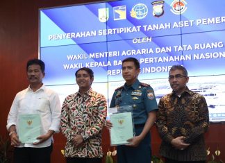 Terima Empat Sertifikat, BP Batam Pacu Pemanfaatan Lahan di Batam