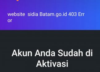 Website Sidia.Batam go.id abal – abal di duga menelan biaya cukup fansastik besar