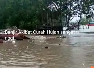 Kota Batam di guyur hujan selama 4 hari ,mengakibatkan beberapa wilayah Banjir