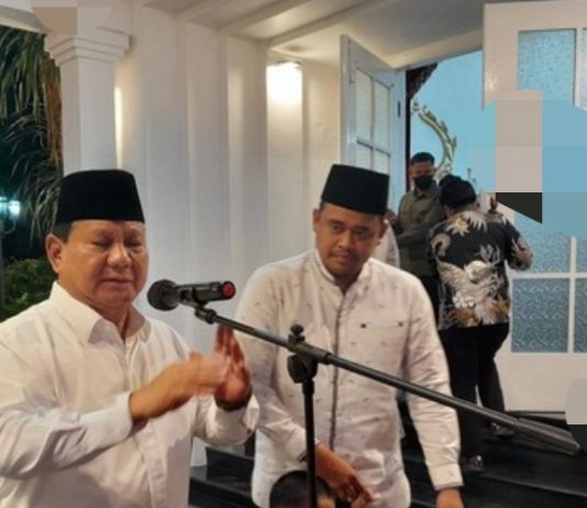 Ketum Gerindra Prabowo Subianto berkunjung Ke Medan