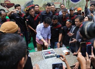 Muhammad Rudi turut berpesan untuk saling menjaga ketertiban dan keamanan saat berkendara