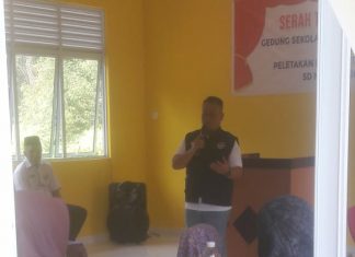 Bupati lingga Turut Hadir dalam Peresmian Gedung Sekolah N 006 di Desa Keton