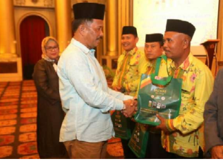 Wakil Ketua DPRD Kota Batam Muhammad Kamaludin menghadiri pelepasan Mubaligh