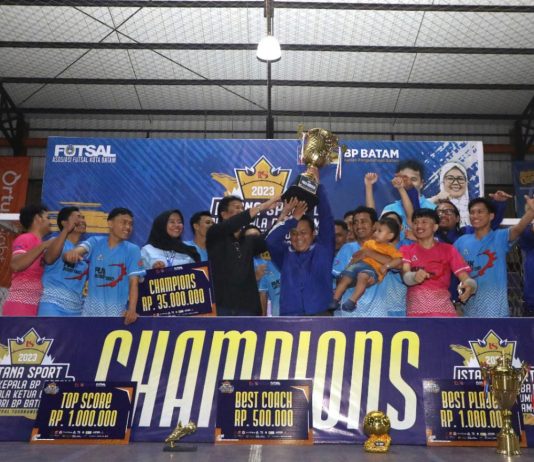 Muhammad Rudi Dukung Penuh Event Olahraga, Apresiasi Gelaran Futsal Piala Kepala BP Batam 2023