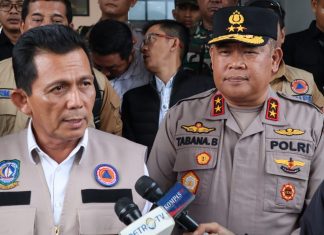 Gubernur Kepri Ansar Ahmad Bersama Kepala BNPB RI Sampai di Ranai, Natuna
