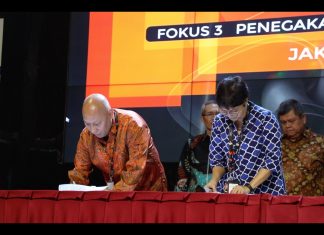 BP Batam Teken Komitmen Pelaksanaan Aksi Pencegahan Korupsi Bersama 18 Kementerian Lembaga