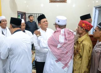 Malam Keempat, Gubernur Ansar Safari Ramadhan di Masjid Nur Ilahi Tanjung Uma, Batam
