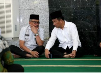 Walikota Rudi Silaturahmi di Mesjid Baiturrahman ,Apresiasi Peran Tokoh Agama Sekupang