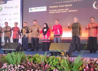 BUMD Tuah Sekata Pelalawa Raih penghargaan Bintang 3 Top Award Se-Indonesia