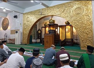 Walikota Tanjungpinang,Hj. Rahma, S.IP.,MM., menggelar peringatan malam Nuzulul Qur’an 1444 Hijriah, di Masjid Agung AL-Hikmah, Jalan Masji