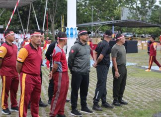 Forkompinda Batam Apresiasi Olahraga Bersama TNI dn Polri