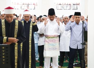 Salat Idul Adha 1444 H, Ribuan Jemaah Padati Masjid Sultan Mahmud Riayat Syah