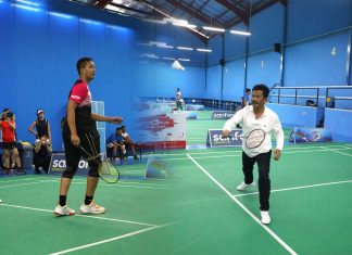Perkuat Hubungan Bilateral, Kepala BP Batam Badminton Bersama Menteri Singapura