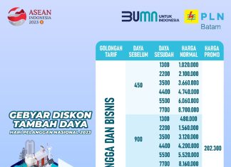 Promo Gebyar Hari Pelanggan, PLN Batam Beri Harga Spesial Tambah Daya