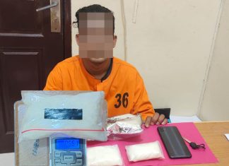 Seorang Bandar Sabu Asal Pekanbaru Ditangkap Satuan Reserse Narkoba Polres Pelalawan , Dua Orang Lagi DPO