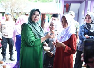 Dewi Ansar Resmikan Progam Air Sehat dan Berkualitas SMA N 1 Bintan Timur