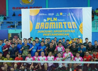 Pererat Silaturahmi Antar Instansi, PLN Batam Gelar Turnamen Badminton