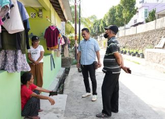 9 KK Asal Desa Pasir Merah Pindah ke Hunian Sementara