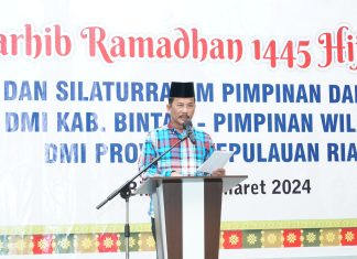 Hadiri Tarhib Ramadan di Bintan, Muhammad Rudi Ajak Masyarakat Jaga Kekompakan antara umat beragama
