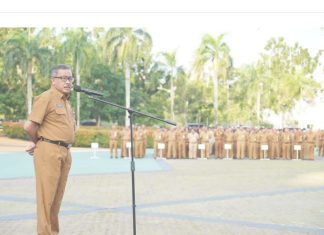 Jefridin ingatkan bagi para pegawai wajib masuk kerja tepat waktu sesuai tanggal masuk kerja