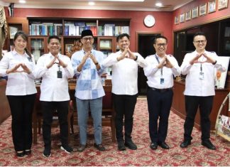 Ketua DPRD Kota Batam Nuryanto SH MH menerima kunjungan silaturrahmi dan audiensi dari manajemen Bank Tabungan Negara (BTN)