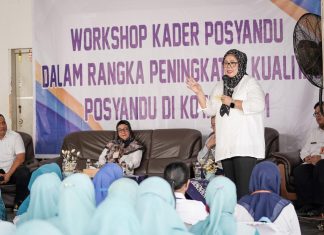 Buka Workshop Kader Posyandu, Wagub Marlin Ajak Kader Posyandu Ciptakan Generasi Sehat, Kuat, dan Hebat
