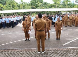 Ridwan Minta Agar para pegawai dapat disiplin dalam bekerja dan tepat waktu