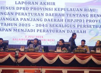 DPRD Kepri Sahkan Perda RPJPD 2025-2045