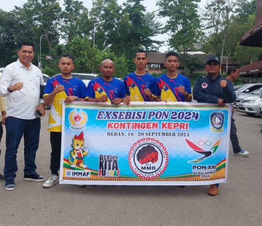 Pelepasan Atlet Perwakilan IBCA MMA Kepri Untuk Eksebisi PON Aceh-Sumut