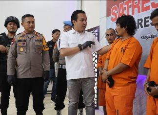Polda Riau dan Polres Pelalawan Ungkap Bandar Jaringan Internasional , Empat Pelaku Terancam Hukuman Mati