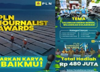 PLN membuka Program Bakat Jurnalistik Ratusan Juta Rupiah