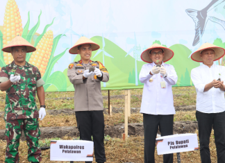 Dukung Program Asta Cita dan Ketahanan Pangan Polres Pelalawan Siapkan 134 Hektar Lahan