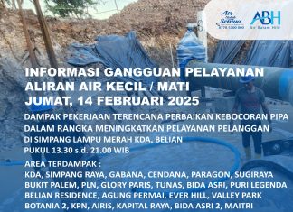 Perbaikan Kebocoran Pipa Simpang KDA