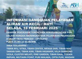 Pekerjaan Penyambungan Pipa DCIP DN 400mm di Jalur Tiban Princess