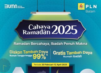 Diskon Biaya Tambah Daya Rumah Tangga hingga 99% dan Gratis Biaya Tambah Daya Rumah Ibadah
