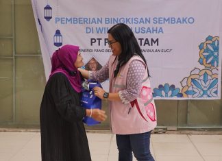 Cahaya Ramadan Penuh Berkah, PLN Batam Salurkan 650 Paket Sembako