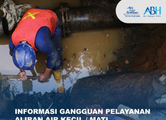 pekerjaan Interkoneksi Pipa DN 500mm x 300mm di jalur Bundaran Punggur – Nongsa