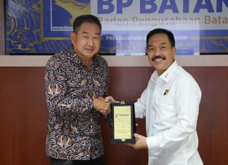 BP Batam Terima Kunjungan Evergreen Marine (Asia) Pte. Ltd