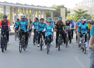 Li Claudia Gowes Bersama Mayarakat Batam ,Ajak Hidup Sehat dan Cinta Lingkungan