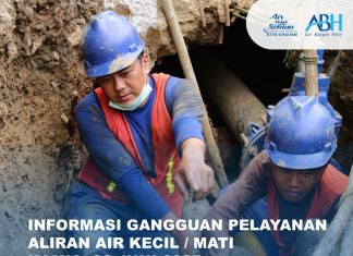 Perbaikan kebocoran Pipa di Depan Hotel Vista, Lubuk Baja