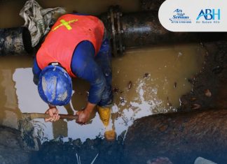 Perbaikan Jaringan Pipa Air Bersih di Sekitar Nongsa