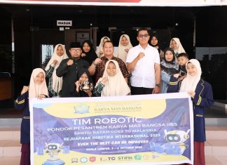 Wakili Wali Kota Amsakar, Kepala Brida Kota Batam Efrius Lepas Peserta Lomba Robotik Internasional