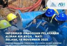 Perbaikan Kebocoran Pipa DCIP 250mm Depan SPBU Sei Panas