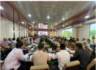 Rapat Dengar Pendapat (RDP) yang digelar Komisi I DPRD Kota Batam bersama perwakilan masyarakat dan OPD Terntang PBG