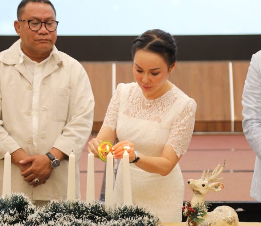 Hadiri Perayaan Natal Bersama, Amsakar Ajak Pegawai Bangun Energi Kolektif