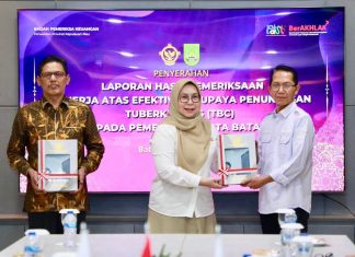 Terima LHP BPK, Amsakar Tegaskan Komitmen Perbaiki Tata Kelola Penuntasan TBC di Batam