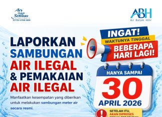 Bagi Pelanggan tidak Resmi akan di Proses Secara Hukum